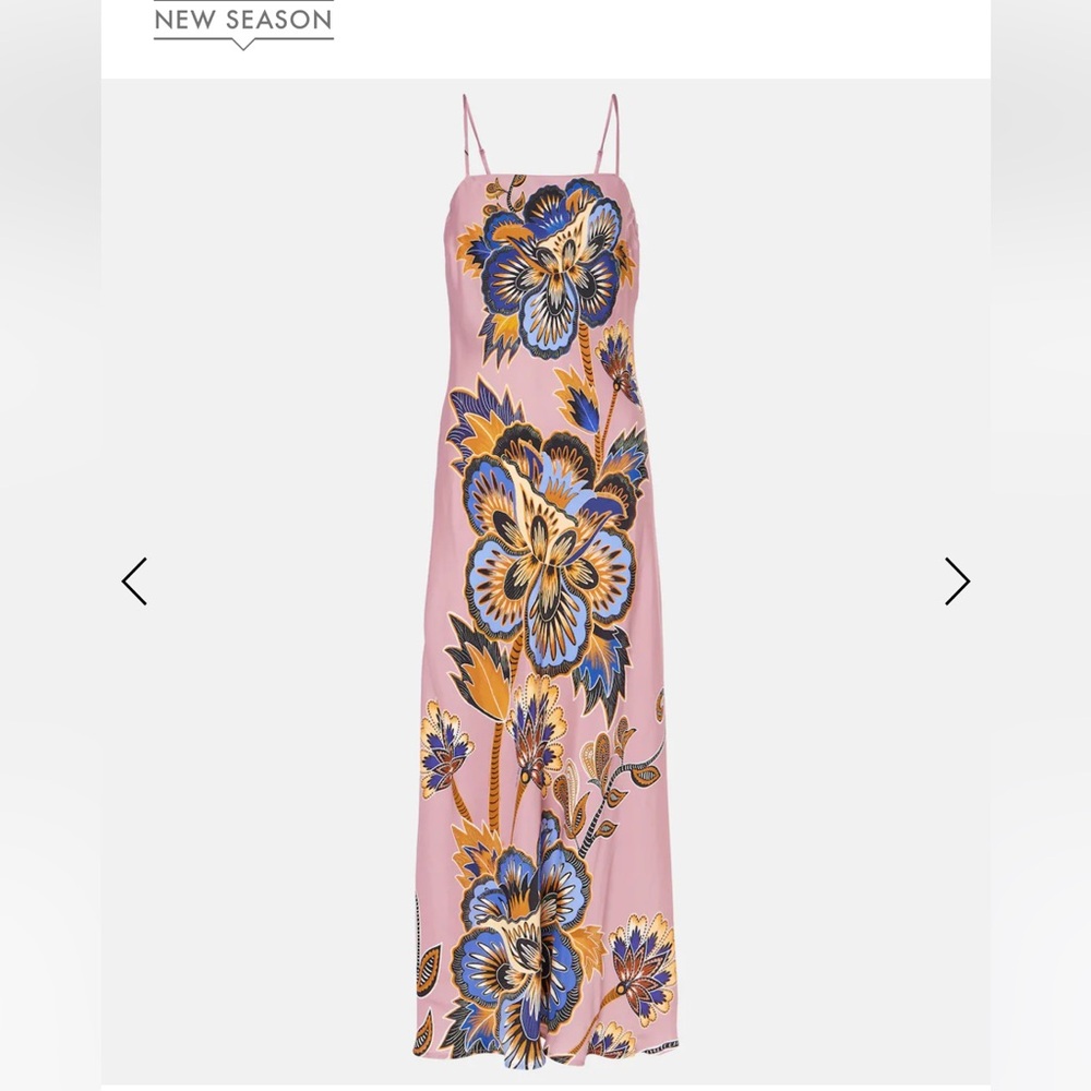 FARM Rio Pink Floral Maxi Dress